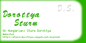 dorottya sturm business card